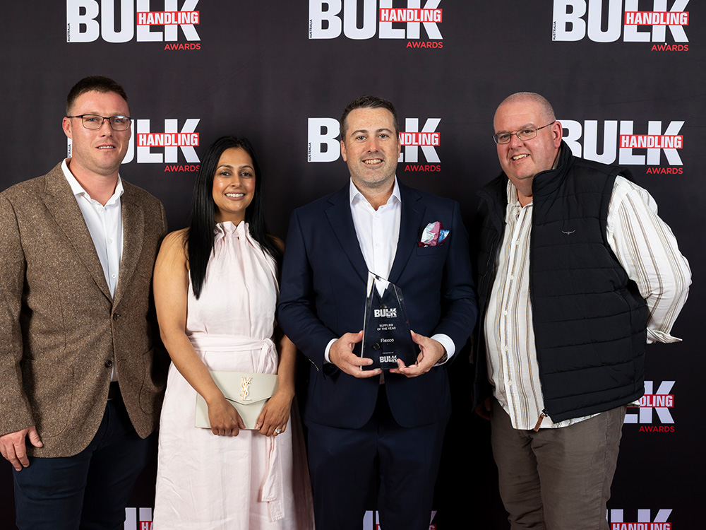 Flexco Australia named Supplier of the Year at Australian Bulk Handling Awards